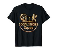 Social Studies Squad Academic Outline T-Shirt