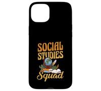 Social Studies Squad Funny Teacher Team Back To School Case for iPhone 15 Plus