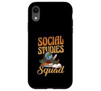 Social Studies Squad Funny Teacher Team Back To School Case for iPhone XR