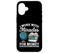 Social Studies Squad Miracles Social Studies Teacher Case for iPhone 16