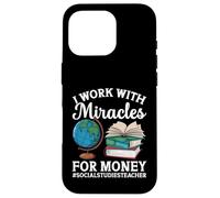 Social Studies Squad Miracles Social Studies Teacher Case for iPhone 16 Pro