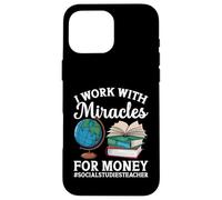 Social Studies Squad Miracles Social Studies Teacher Case for iPhone 16 Pro Max