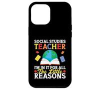 Social Studies Squad Reasons Social Studies Teacher Case for iPhone 12 Pro Max