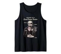 Social Studies Teacher Anatomy Retro Tank Top