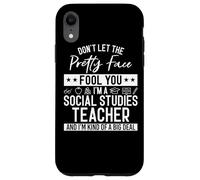 Social Studies Teacher Apparel - Great Funny Teachers Design Case for iPhone XR