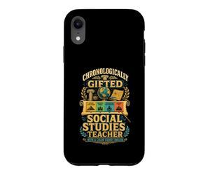 Social Studies Teacher History Timeline Case for iPhone XR