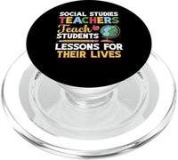 Social Studies Teacher Lessons Social Studies Teacher PopSockets PopGrip for MagSafe