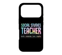 Social Studies Teacher Teach Motivate Love Inspire Teaching Case for iPhone 17 Pro