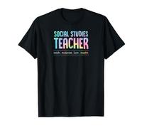 Social Studies Teacher Teach Motivate Love Inspire Teaching Value Graphic T-Shirt