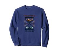 Social Studies Teacher: Teaching The Past For The Future Sweatshirt, Adult Unisex, Navy, M