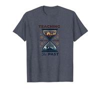 Social Studies Teacher: Teaching The Past for The Future T-Shirt, Men, Heather Blue, M