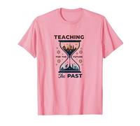 Social Studies Teacher: Teaching The Past for The Future T-Shirt, Men, Pink, S