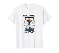 Social Studies Teacher: Teaching The Past for The Future T-Shirt, Men, White, S
