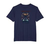 Social Studies Teacher: Teaching The Past for The Future T-Shirt, Men's Big and Tall, Navy, 5X Tall