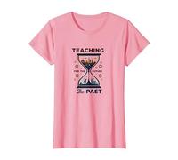 Social Studies Teacher: Teaching The Past for The Future T-Shirt, Women, Pink, XL