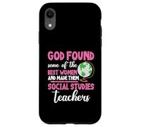 Social Studies Teacher Team Best Women Social Studies Case for iPhone XR