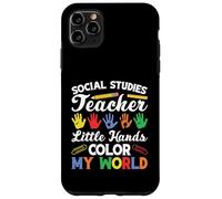 Social Studies Team My World Social Studies Teacher Case for iPhone 11 Pro Max
