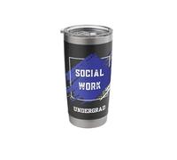 Social Work Degree University College Student Undergraduate Stainless Steel Insulated Tumbler