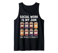 Social Work is My Jam and I'm Here to Spread It Tank Top