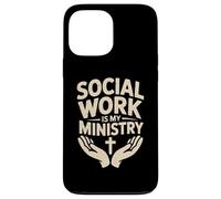 Social Work Is My Ministry Christian Faith Verse Case for iPhone 13 Pro Max