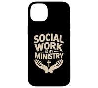 Social Work Is My Ministry Christian Faith Verse Case for iPhone 14 Plus