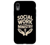 Social Work Is My Ministry Christian Faith Verse Case for iPhone XR
