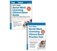 Social Work Licensing Clinical Exam Guide and Additional Print Practice Test Set