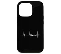 Social Work Social Worker Caregiver Heartbeat ECG Pulse Case for iPhone 13 Pro