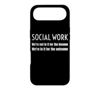 Social Work Worker We're Not In It For The Income Outcome Case for iPhone Air