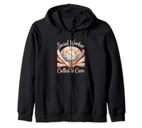 Social Worker Called To Care Zip Hoodie