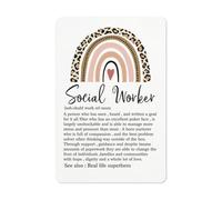 Social Worker Definition Worker Gift Social Emotional Definition D Metal Tin Signs 8x6 inch
