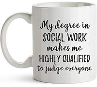 Social Worker Funny Novelty Coffee Mug - Social Work Gift for Women11 Oz Novelty Drinking Cup