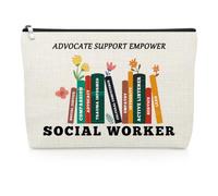Social Worker Gifts for Women Makeup Bag Social Worker Appreciation Gifts