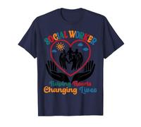 Social Worker Helping Hearts Changing Lives Community Help T-Shirt