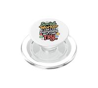 Social Worker I Can't Fix Everything But I Can Try PopSockets PopGrip for MagSafe