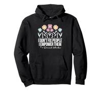 Social Worker I Don't Fix People I Empower Them Pullover Hoodie
