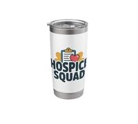 Social Worker Palliative Care Aide Crew, Hospice Squad Stainless Steel Insulated Tumbler