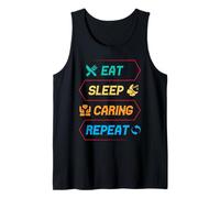 Social Worker Tshirt Eat Sleep Caring Social Work Tank Top
