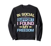 Social Worker Tshirt Support I Found My Freedom Social Work Sweatshirt