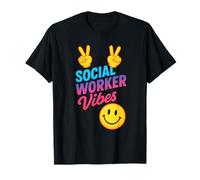 Social Worker Vibes - Student Support Well-Being T-Shirt