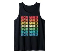 Social Worker Vintage Style Job Tank Top