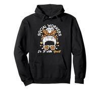 Social Workers Do It With Heart, Social Worker Pullover Hoodie