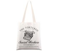 Social Workers Tote Bag The Tortured Social Workers Department Gifts MSW LSW LCSW Gifts Social Workers Shoulder Bag (Social Workers UK3)
