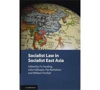 Socialist Law in Socialist East Asia – Cambridge University Press