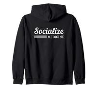 Socialize Medicine Free Healthcare Is A Humanitarian Right Zip Hoodie