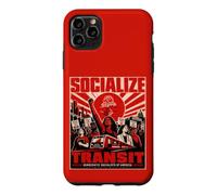 Socialize Transit - Democratic Socialists of America, DSA Case for iPhone 11 Pro Max