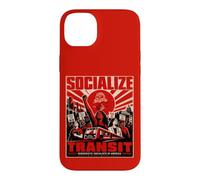 Socialize Transit - Democratic Socialists of America, DSA Case for iPhone 14 Plus
