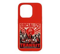Socialize Transit - Democratic Socialists of America, DSA Case for iPhone 15 Pro