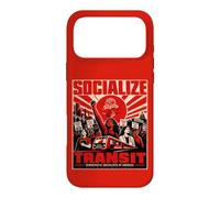 Socialize Transit - Democratic Socialists of America, DSA Case for iPhone 17 Pro Max