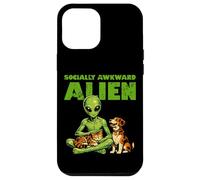 Socially Awkward Alien Funny Space Creature Cat Dog Pet Case for iPhone 12 Pro Max